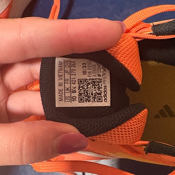 Adidas Terrex Orange and Yellow Athletic Shoes - Picture 6 of 8